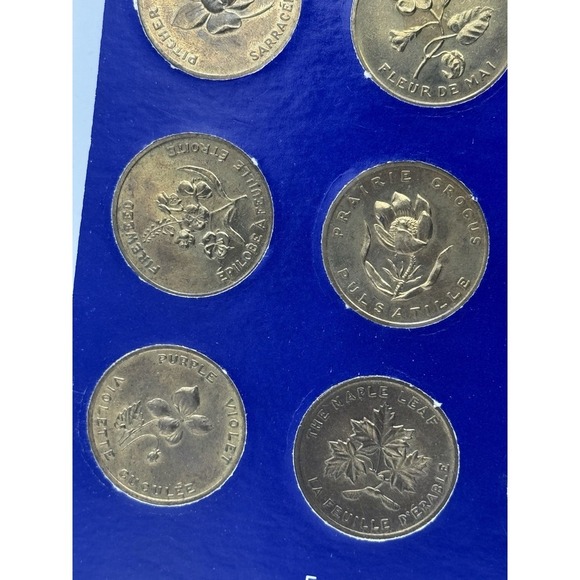 Shell Coat Of Arms Floral Emblems Of Canada Collector Set Of 13 Complete. - Picture 10 of 14